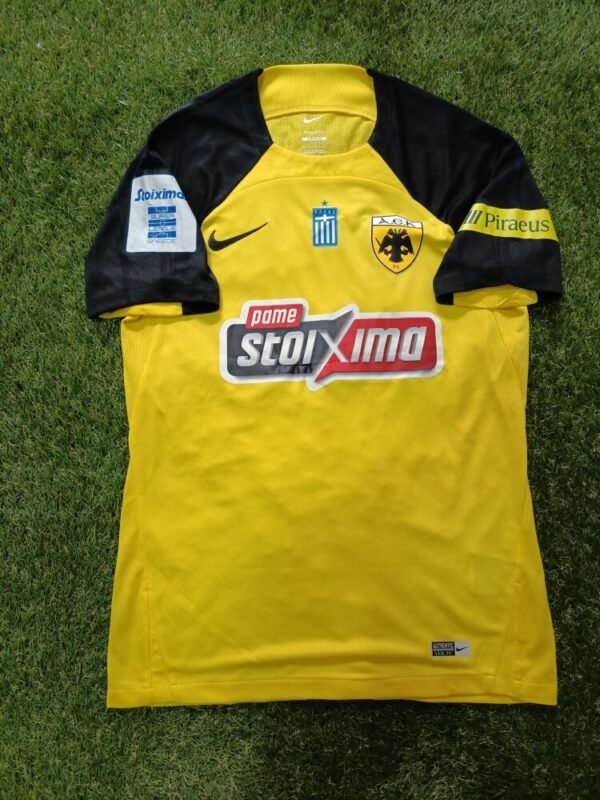 MATCH WORN/ISSUED SHIRT  ORBELIN PINEDA VOLOS – AEK 2-4 (05/01/25) SUPER LEAGUE - Image 3