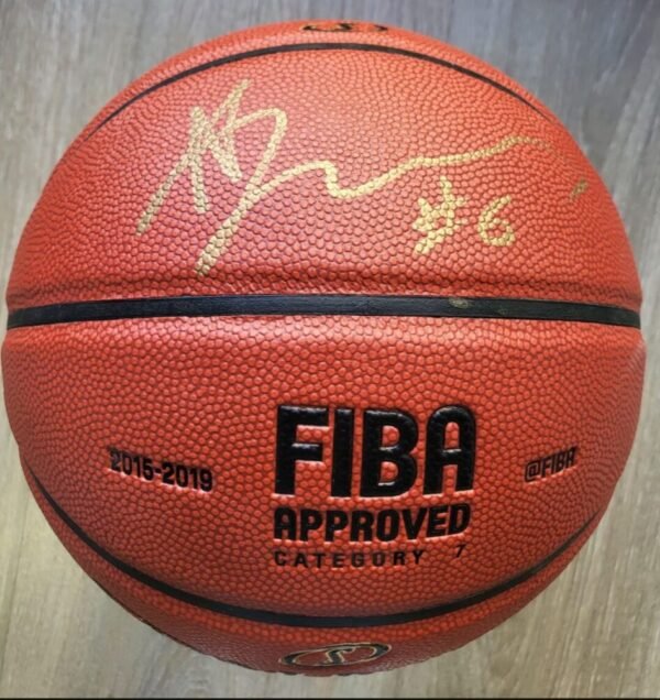 OFFICIAL SPALDING BASKETBALL SIGNED BY THE LEGEND  NIKOS ZISIS - Image 2