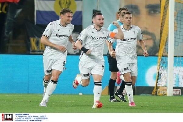 MATCH WORN SHIRT OF THE CAPTAIN AND THE GOAL SCORER, SIGNED ANDRIJA ZIVKOVIC AEK – PAOK 2-3 (30/03/25) SUPER LEAGUE
