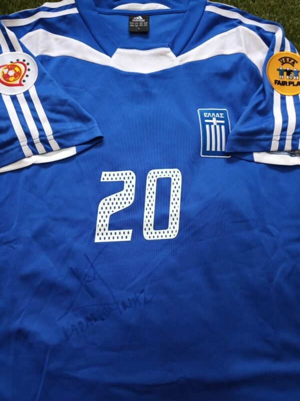 REPLICA SHIRT OF EURO 2004 SIGNED BY THE CAPTAIN AND EUROPEAN CHAMPION GIORGO KARAGKOUNI - Image 7