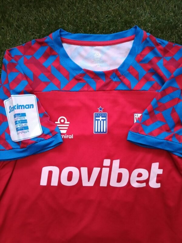 ΜATCH WORN/ISSUED SHIRT  LUCAS VILLAFANES VOLOS F.C SEASON 2024/25 SUPER LEAGUE - Image 5