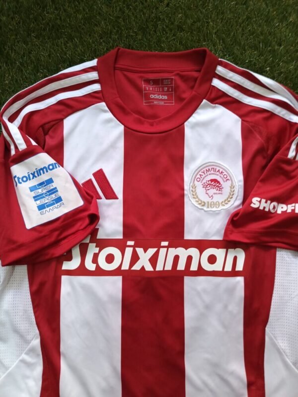 MATCH WORN SHIRT AND DIRTY SANTIAGO HESSE OLYMPIAKOS – PANATHINAIKOS 4-2 (30/03/25) SUPER LEAGUE PLAY OFF - Image 4