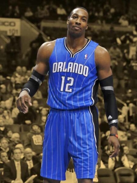 COLLECTABLE MATCH ISSUED OR WORN SHIRT OF THE "HALL OF FAMER " DWIGHT HOWARD  ORLANDO MAGIC SEASON 2011/12 NBA