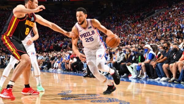 MATCH ISSUED OR WORN SHIRT BEN SIMMONS PHILADELPHIA 76rs NBA ROOCKIE OF THE YEAR SEASON 2017/18