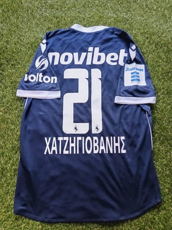 MATCH ISSUED OR WORN SHIRT  TASOS CHATZIGIOVANIS ASTERAS TRIPOLIS F.C SEASON 2024/25 SUPER LEAGUE - Image 2