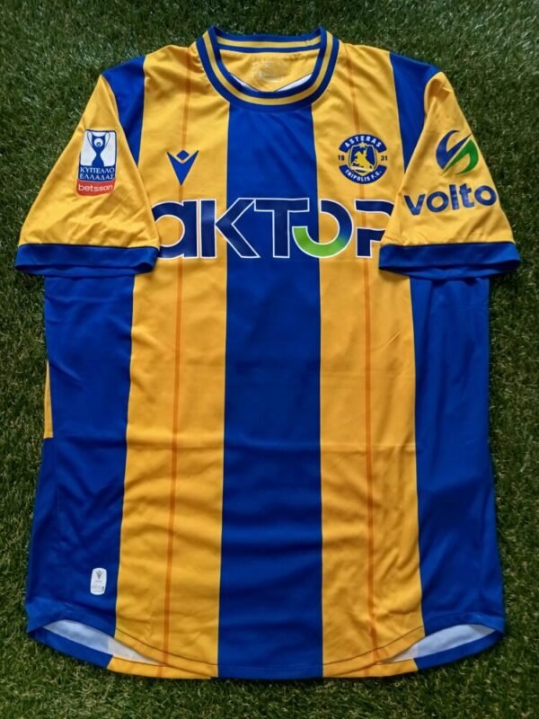MATCH ISSUED SHIRT  DINO GOZDANIC ASTERAS TRIPOLIS F.C SEASON 2024/25 GREEK CUP - Image 3