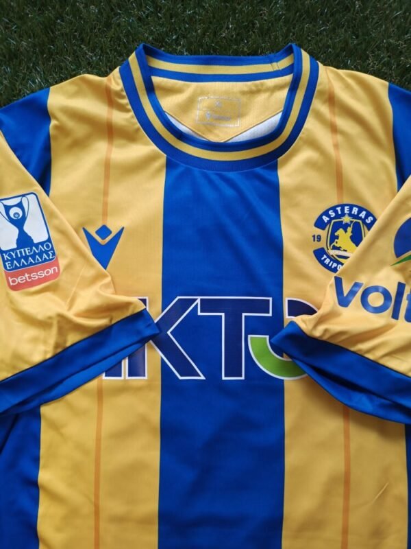 MATCH ISSUED SHIRT  DINO GOZDANIC ASTERAS TRIPOLIS F.C SEASON 2024/25 GREEK CUP - Image 5