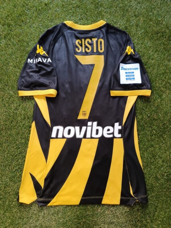 MATCH ISSUED OR WORN SHIRT  PIONE SISTO ARIS F.C SEASON 2024/25 SUPER LEAGUE - Image 2