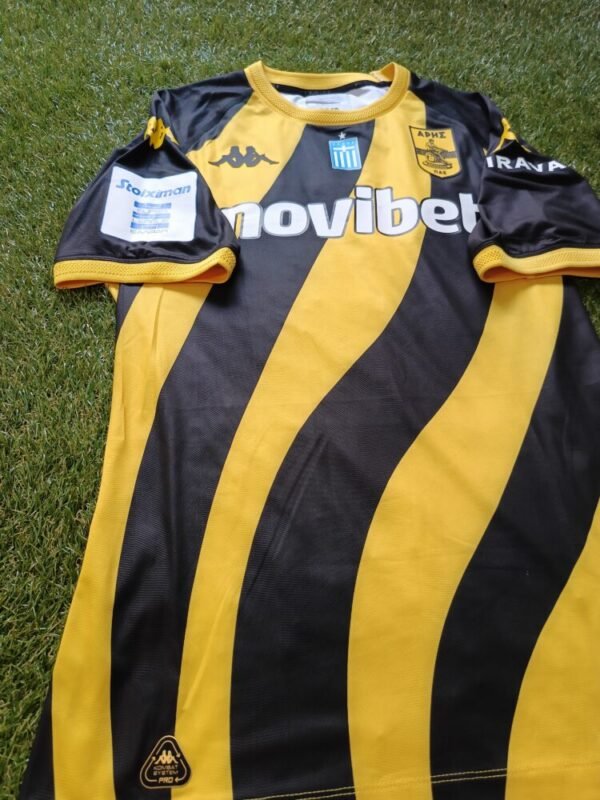 MATCH ISSUED OR WORN SHIRT  PIONE SISTO ARIS F.C SEASON 2024/25 SUPER LEAGUE - Image 4