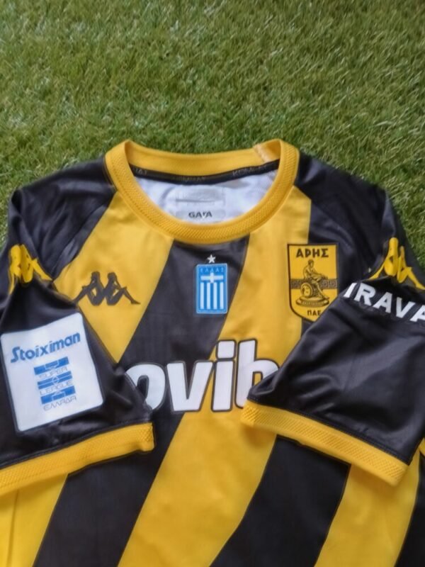MATCH ISSUED OR WORN SHIRT  PIONE SISTO ARIS F.C SEASON 2024/25 SUPER LEAGUE - Image 5