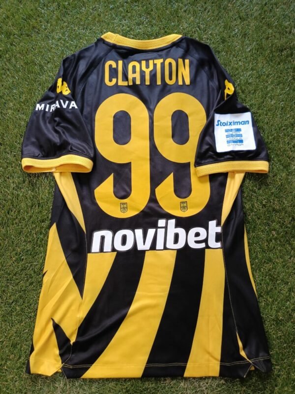 MATCH ISSUED OR WORN SHIRT  CLAYTON DIANDY ARIS F.C SEASON 2024/25 SUPER LEAGUE - Image 2