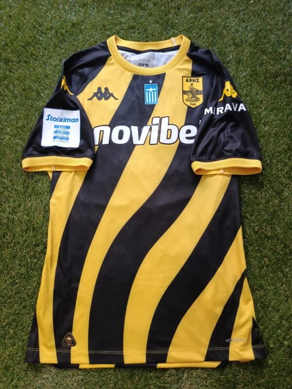 MATCH ISSUED OR WORN SHIRT  CLAYTON DIANDY ARIS F.C SEASON 2024/25 SUPER LEAGUE - Image 3