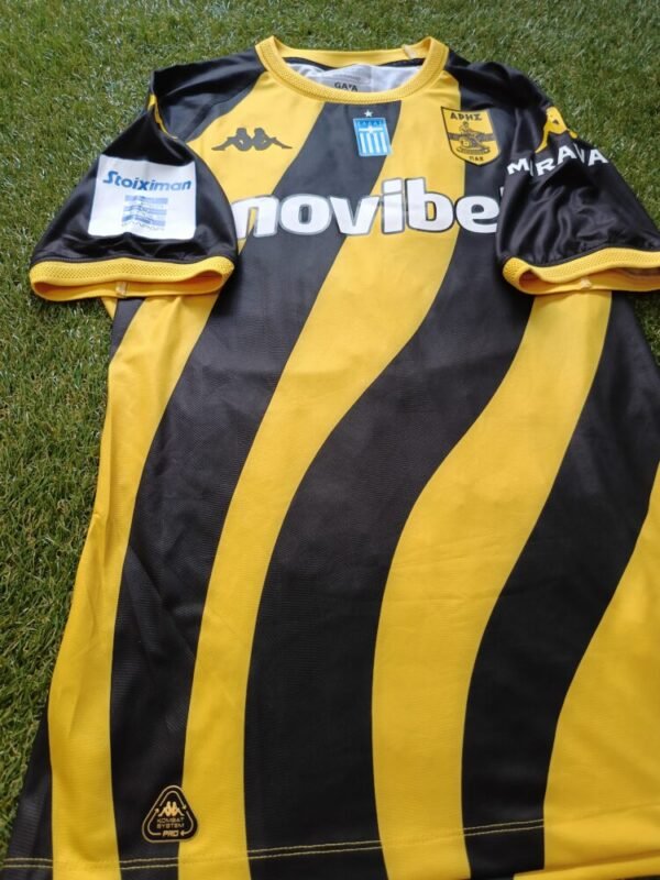 MATCH ISSUED OR WORN SHIRT  CLAYTON DIANDY ARIS F.C SEASON 2024/25 SUPER LEAGUE - Image 4