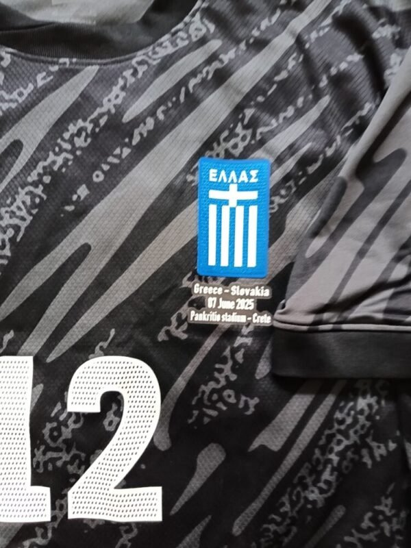MATCH ISSUED SHIRT AND SIGNED  KONSTANTINOS TZOLAKIS GREECE – SLOVAKIA 4-1 (07/06/25) INTERNATIONAL FRIENDLY - Image 7