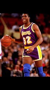 MATCH ISSUED PANTS OF THE LEGEND OF NBA AND HALL OF FAMER   MAGIC JOHNSON  LOS ANGELES LAKERS SEASON 1997 (POST CAREER)  COA MEARS