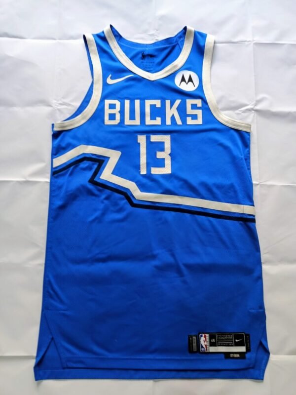 MATCH ISSUED SHIRT  RYAN ROLLINS MILWAUKEE BUCK’S – INDIANA PACERS 114-115 (11/04/25)  NBA REGURAL SEASON  COA NBA - Image 3