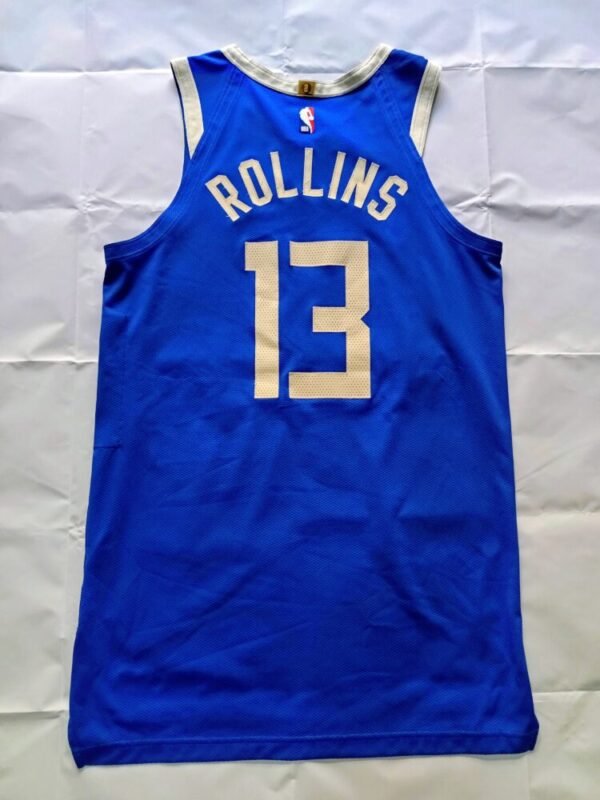 MATCH ISSUED SHIRT  RYAN ROLLINS MILWAUKEE BUCK’S – INDIANA PACERS 114-115 (11/04/25)  NBA REGURAL SEASON  COA NBA - Image 2