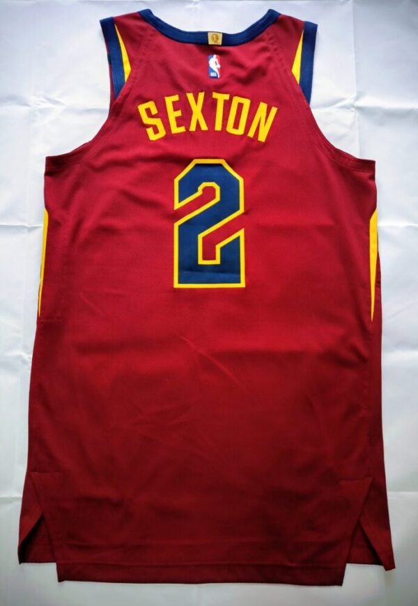 MATCH ISSUED OR WORN SHIRT  COLLIN SEXTON ROOCKIE SEASON  AVERAGING 16,7 POINTS  CLEVELAND CAVALIER’S  SEASON 2018/19 - Image 2