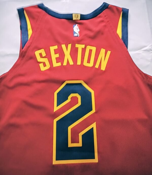 MATCH ISSUED OR WORN SHIRT  COLLIN SEXTON ROOCKIE SEASON  AVERAGING 16,7 POINTS  CLEVELAND CAVALIER’S  SEASON 2018/19 - Image 5