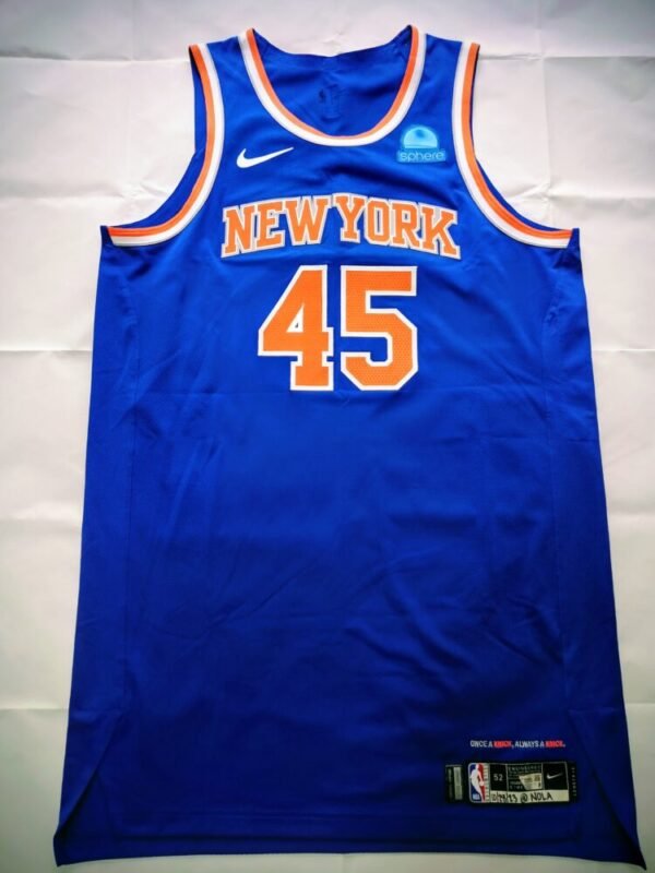 MATCH WORN SHIRT JERICHO SIMS NEW ORLEAN PELICANS – NEW YORK KNICKS 96-87 (28/10/23)  NBA REGULAR SEASON( 3 REBOUNDS) COA NBA N.Y KNICKS - Image 3