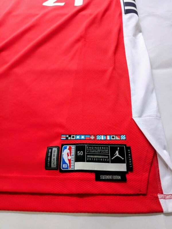 MATCH ISSUED SHIRT KOBE BROWN SACRAMENTO KINGS- LOS ANGELES CLIPPERS 104-88 (22/11/24)  NBA EMIRATES CUP, COA NBA - Image 4