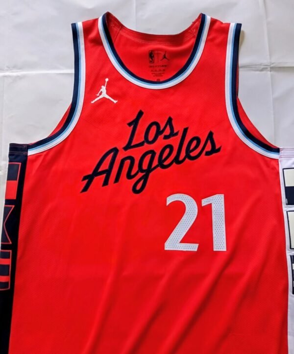 MATCH ISSUED SHIRT KOBE BROWN SACRAMENTO KINGS- LOS ANGELES CLIPPERS 104-88 (22/11/24)  NBA EMIRATES CUP, COA NBA - Image 7