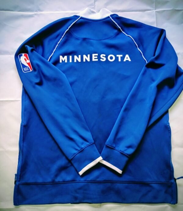GAME ISSUED WARM-UP JACKET  JORDAN MCLAUGHLIN MINNESOTA TIMBERWOLVES  COA NBA - Image 2