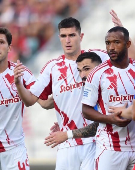 MATCH ISSUED SHIRT JULIAN BIANCONE VOLOS - OLYMPIAKOS 0-2 (30/08/25) SUPER LEAGUE