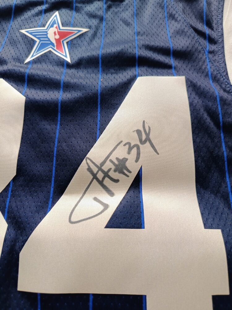 COLLECTABLE OFFICIAL NIKE 73th ANNUAL ALL STAR GAME JERSEY FRAMED SIGNED BY THE 2X NBA MVP, 1X FINALS MVP GIANNI ANTETOKOUNMPO - Image 4