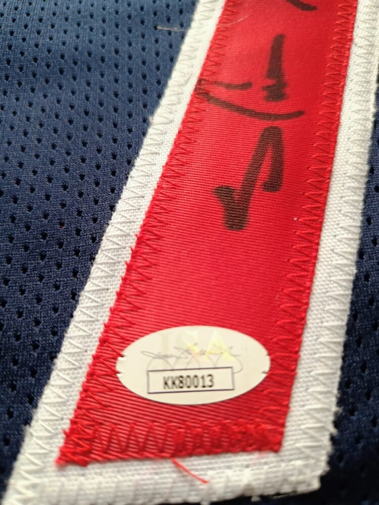 COLLECTABLE REPLICA SHIRT USA DREAM TEAM SIGNED BY THE NBA STAR SHAWN KEMP COA JSA - Image 4