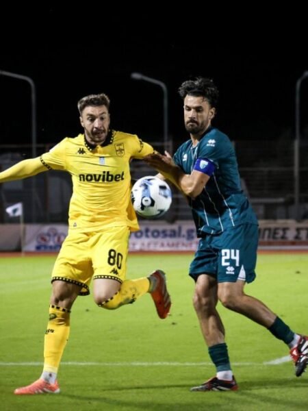 MATCH WORN OR ISSUED SHIRT   LOREN MORON  LEVADEIAKOS - ARIS 1-1 (16/10/25) SUPER LEAGUE