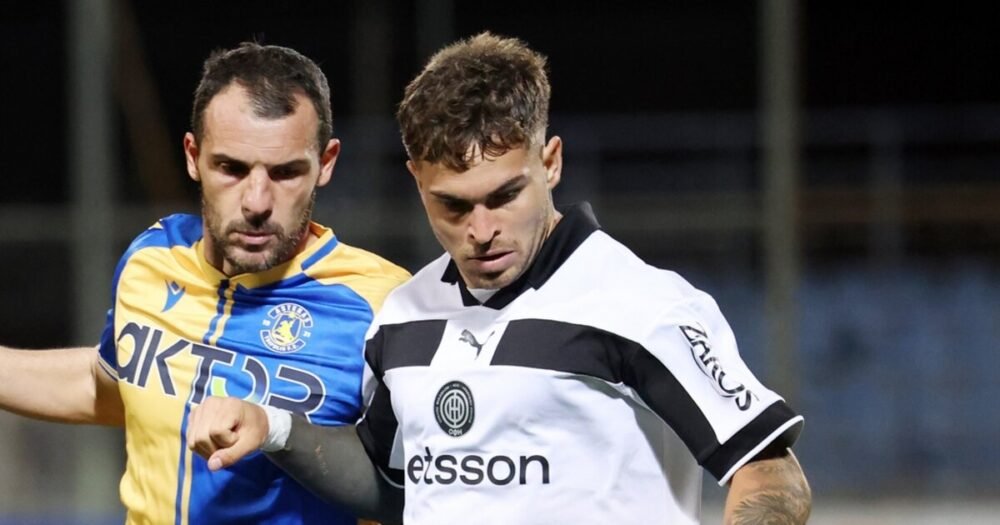 MATCH WORN SHIRT TIAGO NUSS OFI F.C SEASON 2025/26 SUPER LEAGUE