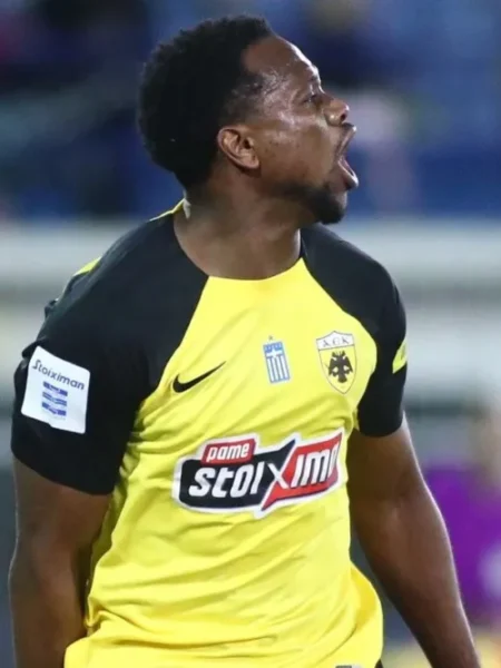 MATCH WORN OR ISSUED SHIRT LIVAI GARCIA AEK F.C SEASON F.C 2024/25 SUPER LEAGUE