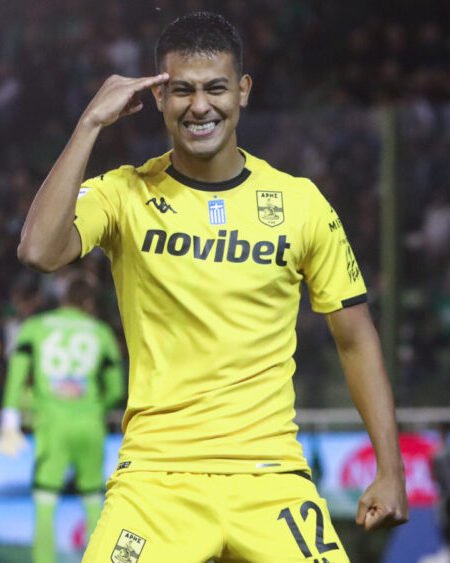 MATCH WORN OR ISSUED SHIRT  ALVARO ZAMORA ARIS F.C SEASON F.C  2024/25 SUPER LEAGUE