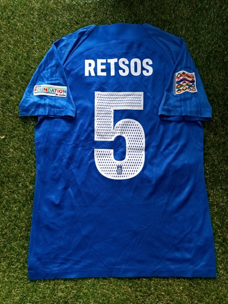 MATCH ISDUED OR WΟRN SHIRT PANAGIOTIS RETSOS FINLAND – GREECE 0-2 (17/11/24)NATION’S LEAGUE - Image 2