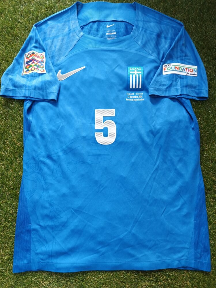 MATCH ISDUED OR WΟRN SHIRT PANAGIOTIS RETSOS FINLAND – GREECE 0-2 (17/11/24)NATION’S LEAGUE - Image 3