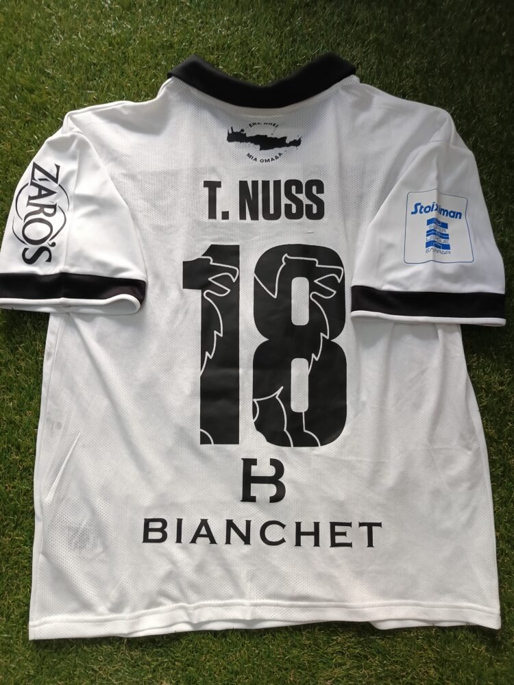 MATCH WORN SHIRT TIAGO NUSS OFI F.C SEASON 2025/26 SUPER LEAGUE - Image 2