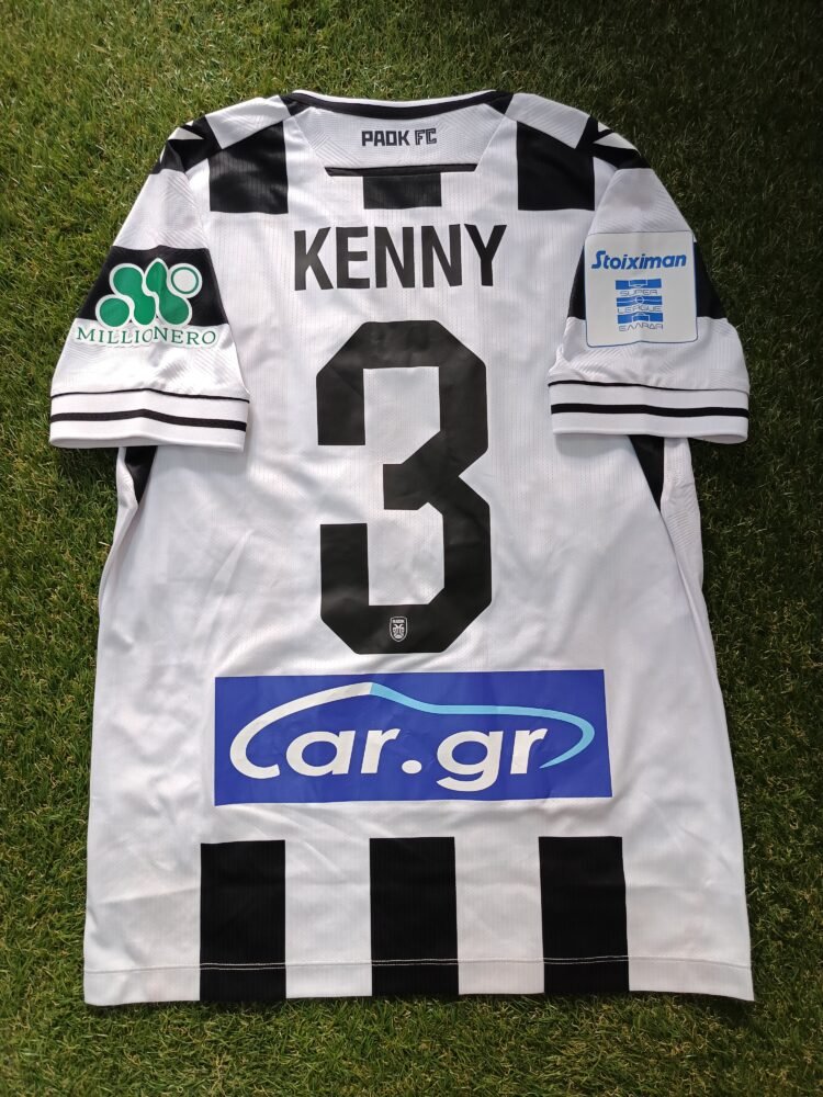 MATCH WORN SHIRT JONJOE KENNY PAOK – KIFISIA 3-0 (23/11/25) SUPER LEAGUE - Image 2