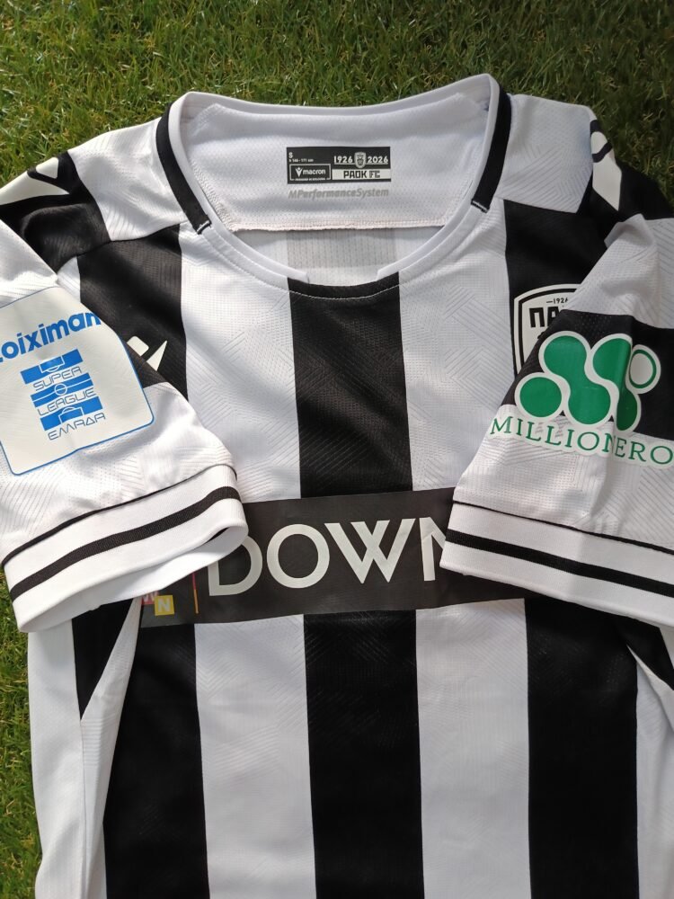 MATCH WORN SHIRT JONJOE KENNY PAOK – KIFISIA 3-0 (23/11/25) SUPER LEAGUE - Image 5