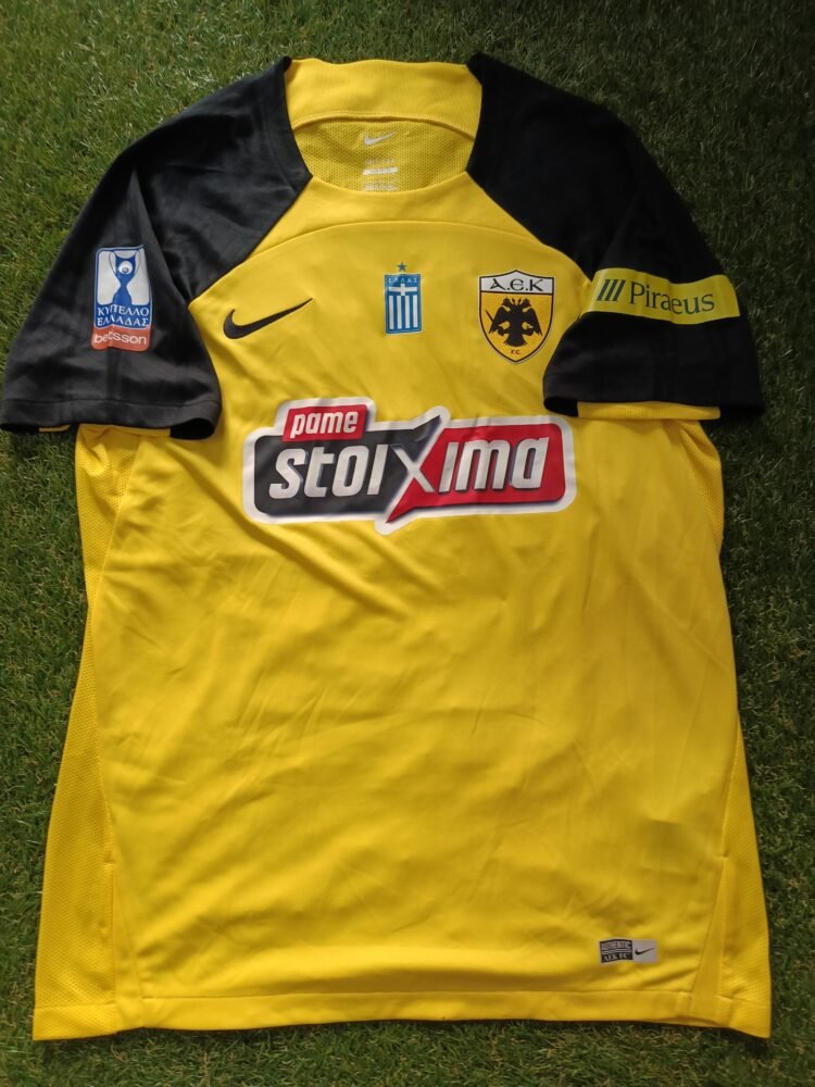 MATCH ISSUED OR WORN SHIRT ANTHONY MARTIAL AEK F.C SEASON F.C 2024/25 GREEK CUP - Image 3