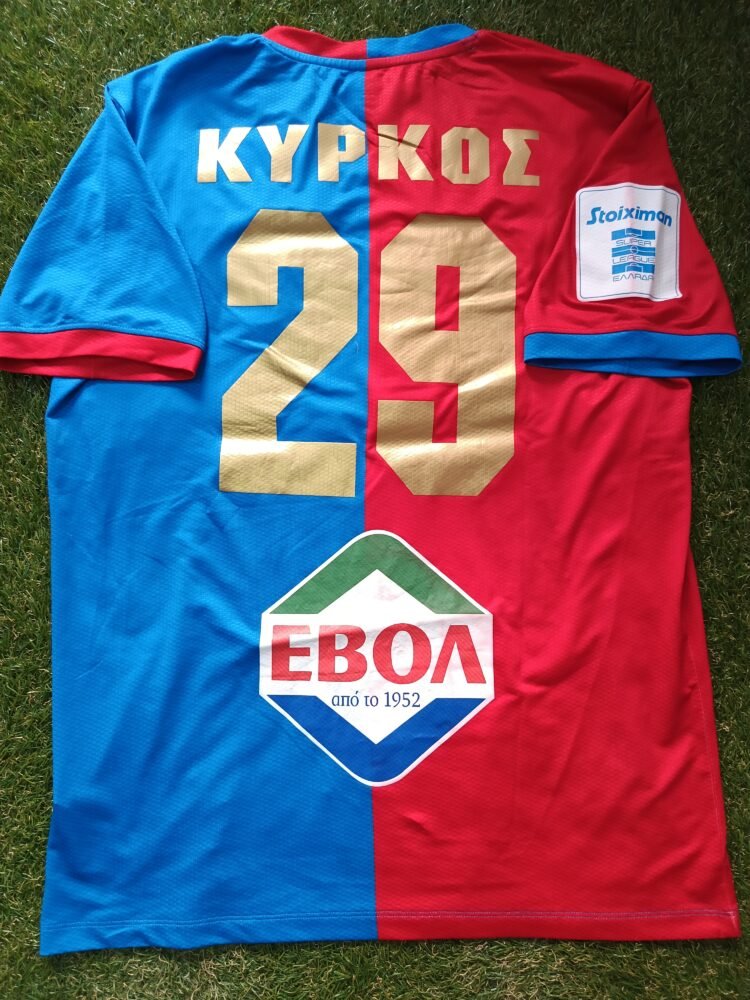 MATCH ISSUED OR WORN SHIRT IASON KYRKOS VOLOS F.C SEASON 2025/26 SUPER LEAGUE - Image 2