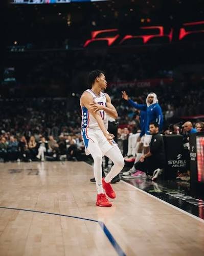 MATCH ISSUED SHIRT  JEFF DOWTIN JR PHILADELPHIA 76ers - LOS ANGELES CLIPPERS 99 - 125 (24/11/24) NBA REGULAR SEASON  COA NBA