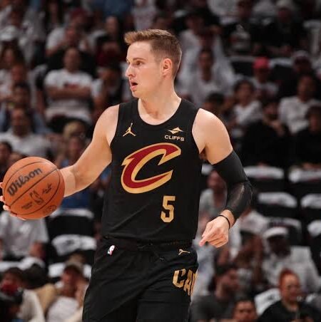 MATCH ISSUED SHIRT SAM MERILL CLEVELAND CAVALIERS - CHICAGO BULLS 144 - 126 (15/11/25) NBA REGULAR SEASON COA NBA