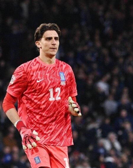 COLLECTABLE MATCH ISSUED SHIRT KONSTANTIS TZOLAKIS GREECE - SCOTLAND 3-2 (15/11/25) QUALIFICATIONS WORLD CUP 26