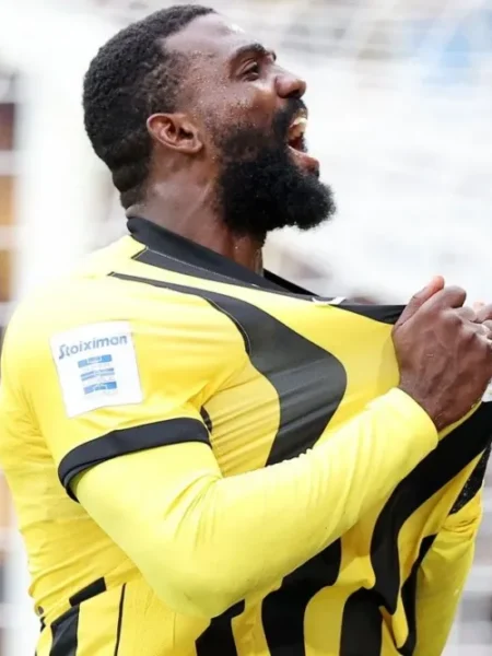 MATCH WORN OR ISSUED SHIRT OF THE GOAL SCORER FRANTZDY PIERROT AEK - VOLOS 1-0 (28/09/25) SUPER LEAGUE