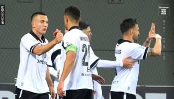 MATCH WORN OR ISSUED SHIRT OF THE CAPTAIN VASILIS LAMPROPOULOS LARISA - OFI 1-2 (24/11/25) SUPER LEAGUE