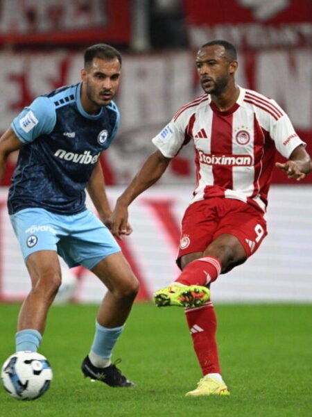 OFFICIAL PUMA GAME USED BALL AT OLYMPIAKOS F.C GAME SEASON 2025/26 SUPER LEAGUE