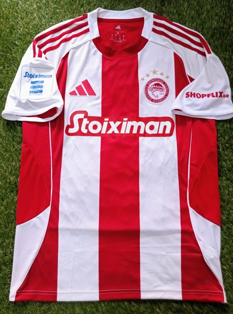 MATCH ISSUED SHIRT GIULIAN BIANCONE OLYMPIAKOS – ATROMITOS (22/11/25) SUPER LEAGUE - Image 3