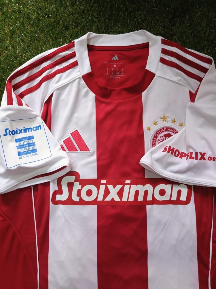 MATCH ISSUED SHIRT GIULIAN BIANCONE OLYMPIAKOS – ATROMITOS (22/11/25) SUPER LEAGUE - Image 5
