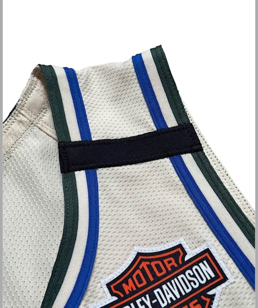 COLLECTABLE MATCH ISSUED SHIRT FRAMED 61cm X 81cm AND SIGNED BY THE 2X NBA MVP, 1X FINALS MVP GIANNI ANTETOKOUNMPO HOUSTON ROCKETS – MILWAUKEE BUCKS 120-116 ( 03/08/20) COA GREY FLANNEL AND LOA JSA - Image 7